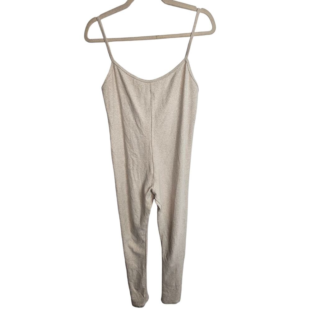 Anthropologie All Fenix Jumpsuit Size L Tank One Piece Stretch Minimalist Sporty